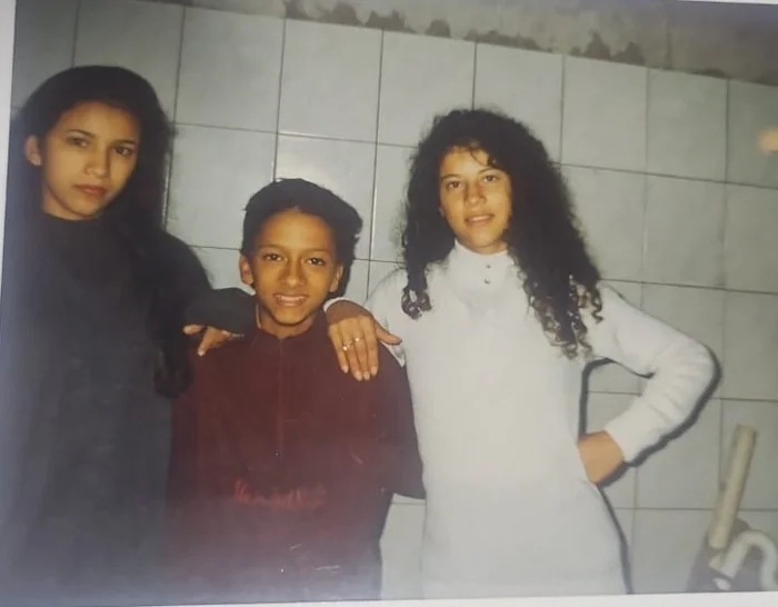 Cintia Mara con familia